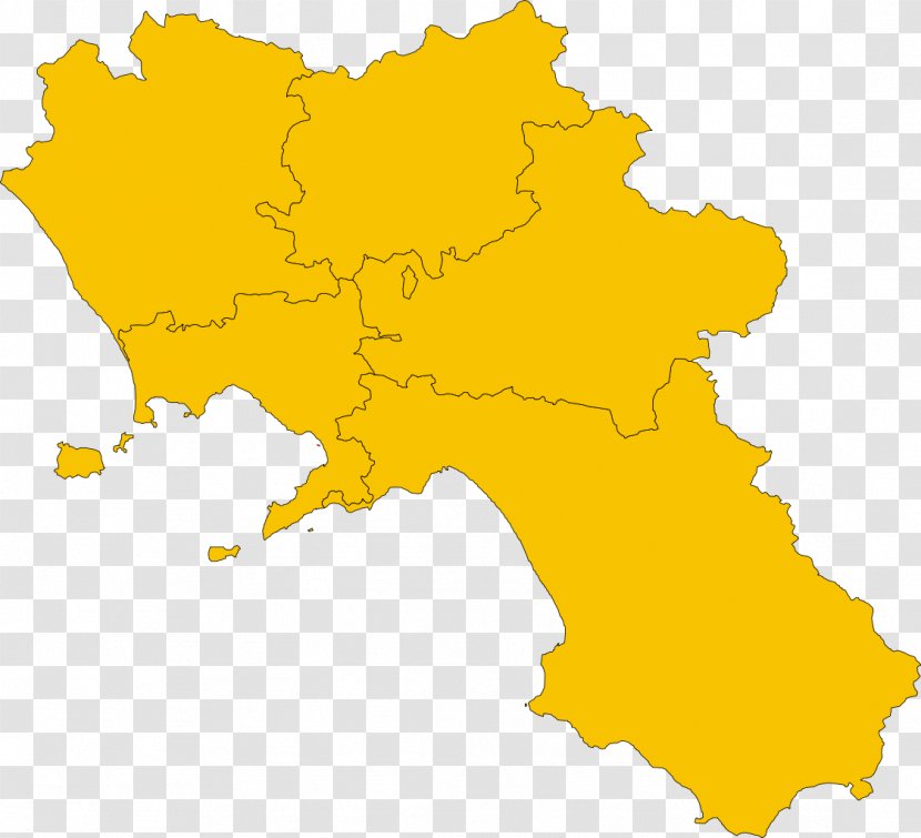 Regions Of Italy Naples Gesualdo, Campania Capua Map Transparent PNG