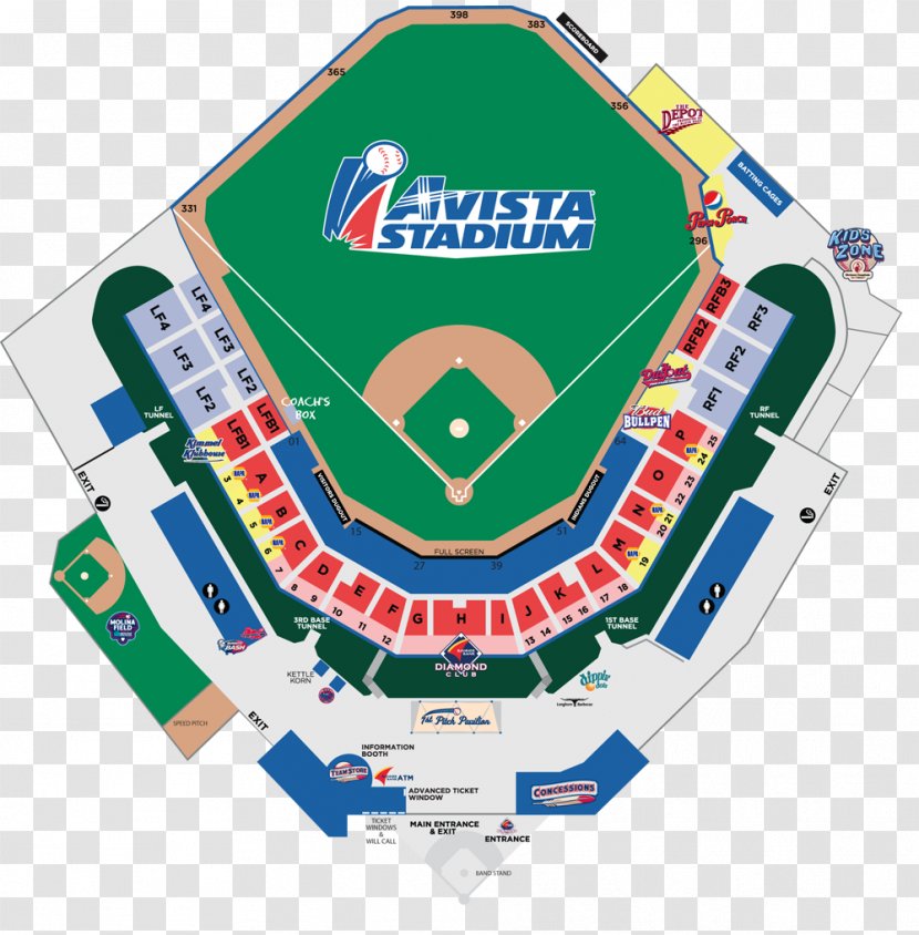 Avista Stadium Victory Field Yankee Spokane Indians Cleveland - Baseball Transparent PNG