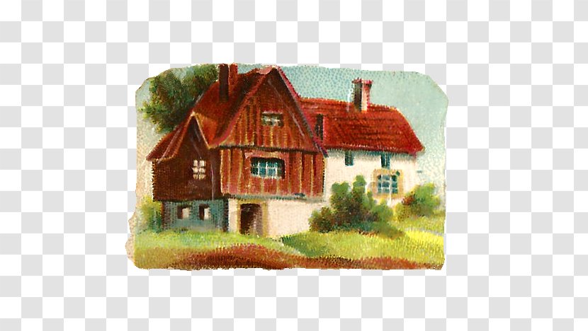 Cottage Victorian House Clip Art - Architecture Transparent PNG