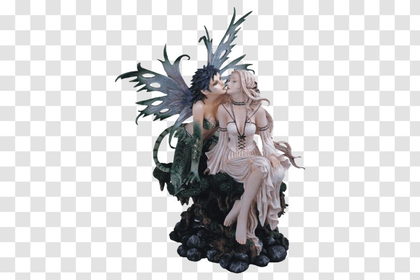 Figurine Statue Fairy Dragon - Watercolor Transparent PNG