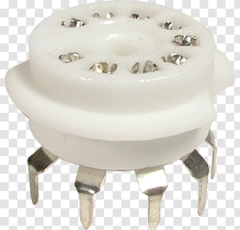 Vacuum Tube Socket EL84 Transistor Amplifier - Antique Electrical Sockets Transparent PNG