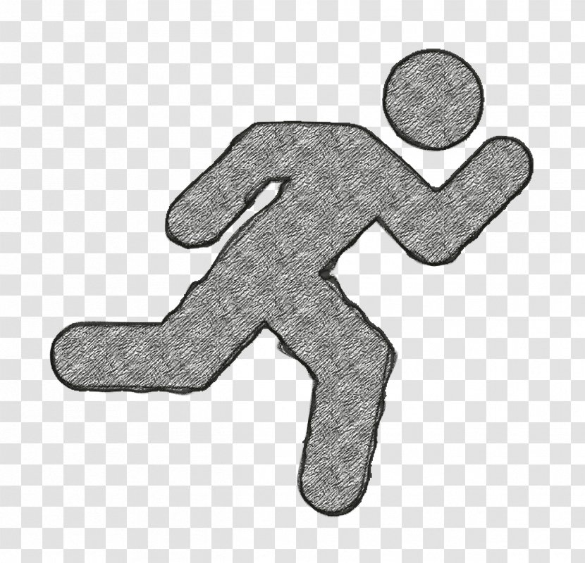 Running Icon Run Fitness - Gesture - Thumb Transparent PNG