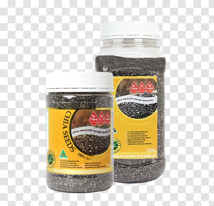 Australia Chia Seed Omega-3 Fatty Acids Superfood - Multivitamin Transparent PNG