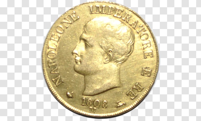Gold Sovereign Pound Sterling Medal Bronze - Brass Transparent PNG