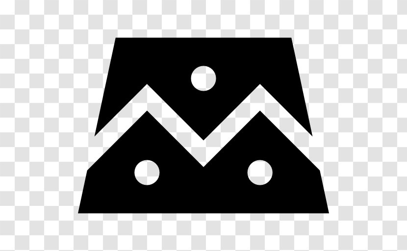 Logo Triangle Symbol - White - Podium Transparent PNG