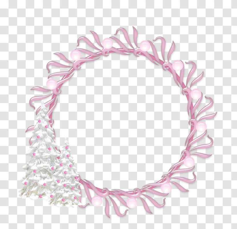 Christmas Tree - Art - Pink Circles And Transparent PNG