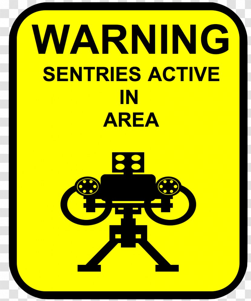 Team Fortress 2 Left 4 Dead Half-Life Warning Sign - Text - Sandvich Transparent PNG