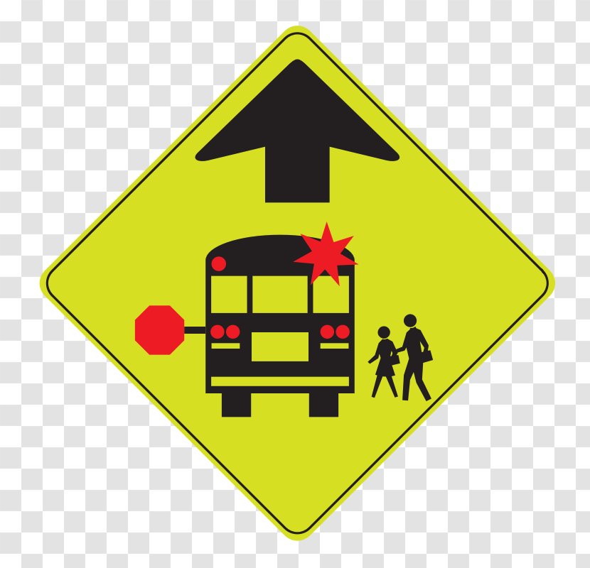 School Bus Traffic Stop Laws Sign - Light Pictures Transparent PNG