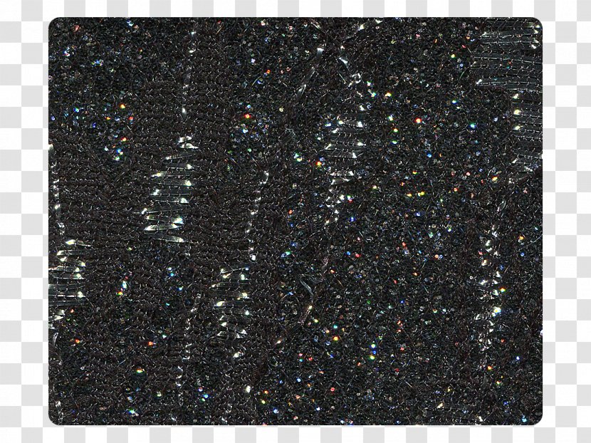 Glitter Rectangle Black M Pattern - Lace Fabric Transparent PNG