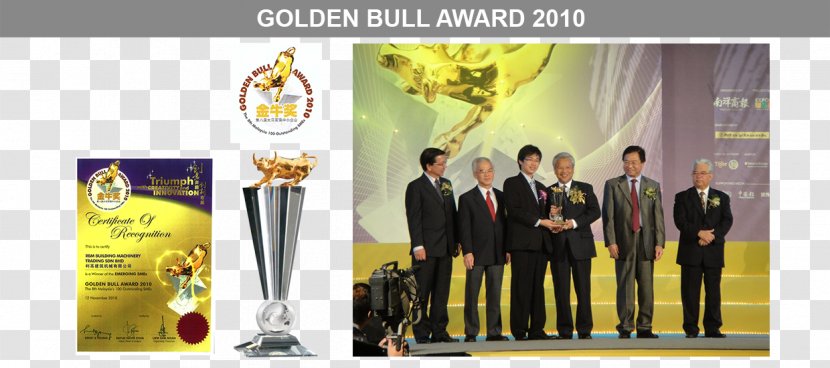 Golden Bull Award Public Relations Business - Presentation Transparent PNG