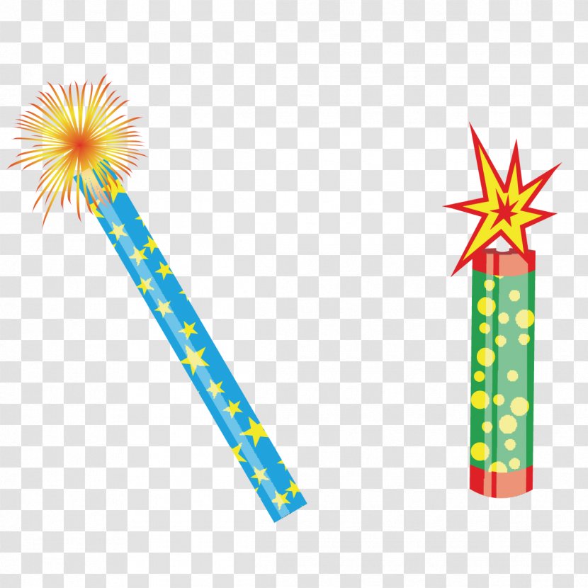 Firecracker Fireworks - New Years Eve - Vector Transparent PNG