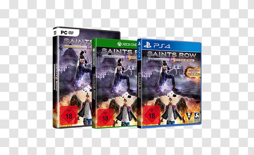 Saints Row IV Xbox 360 Row: Gat Out Of Hell PlayStation 4 Deep Silver - Pc Game - Conan Exiles Transparent PNG