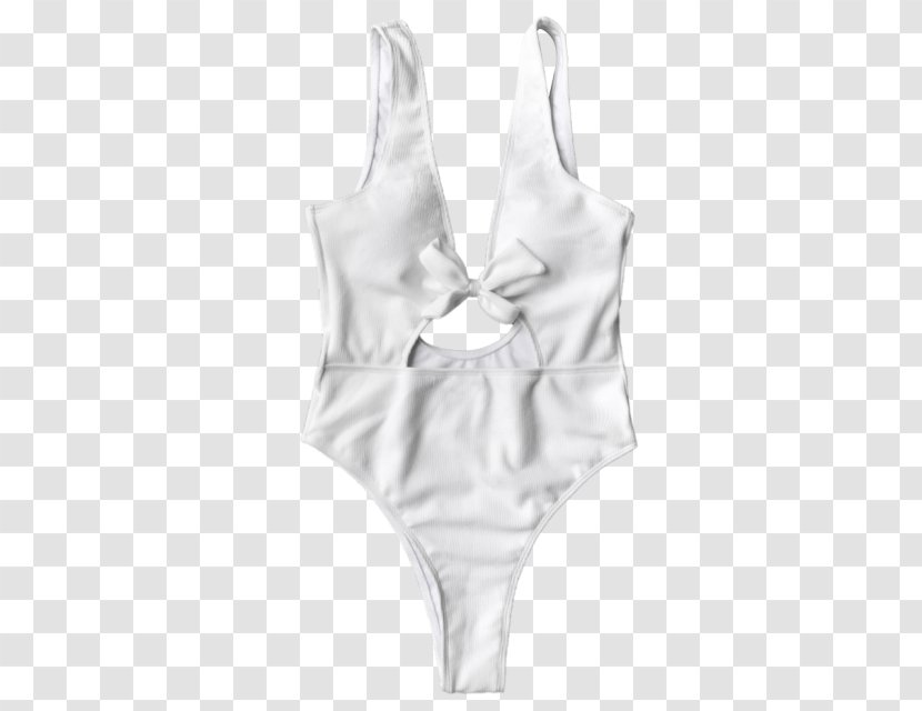 One-piece Swimsuit Monokini Fashion Clothing - Flower - Silhouette Transparent PNG
