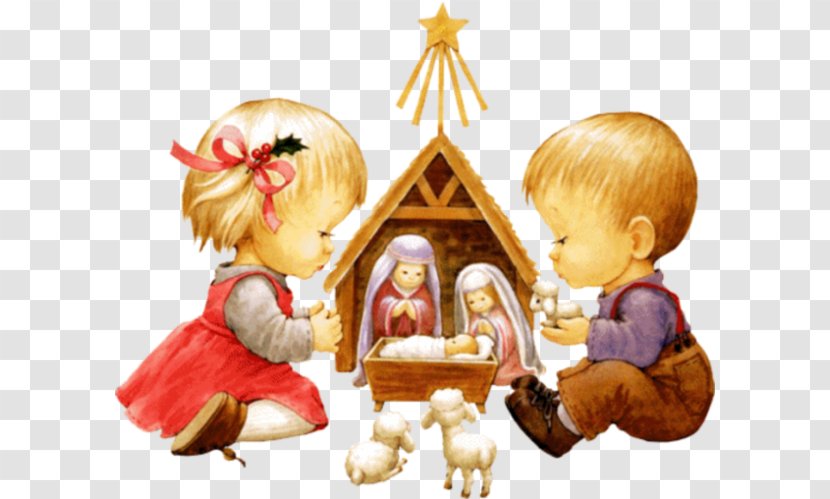 Christmas Child Augur Family Solemnity - Fictional Character - Jesus And Children Transparent PNG