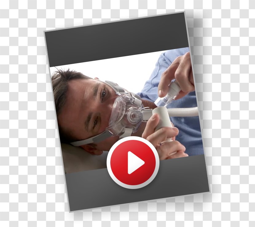 Continuous Positive Airway Pressure Oxygen Mask Face Nose - Therapy Transparent PNG