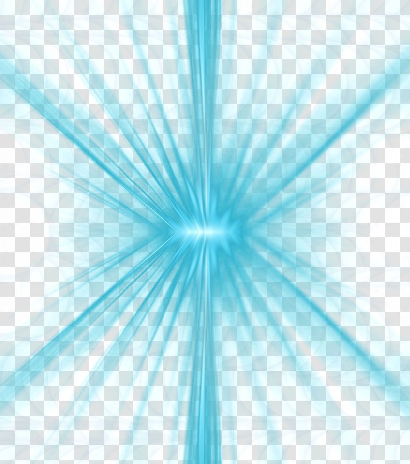 Light Background Radiation Blue - Glare - Effect Transparent PNG