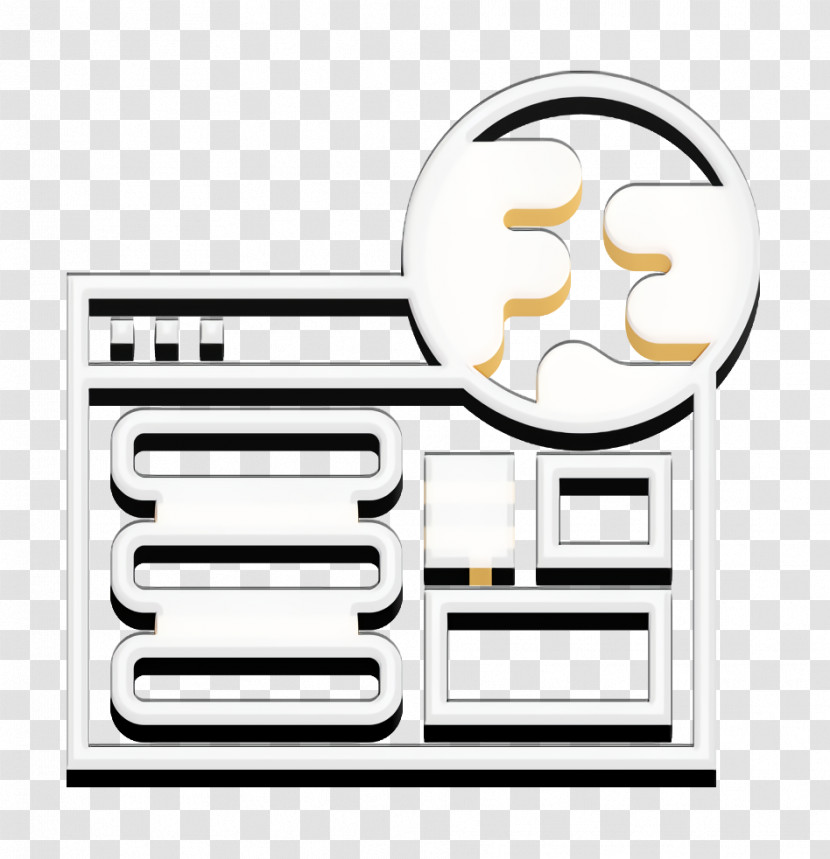 Website Icon Data Management Icon Seo And Web Icon Transparent PNG