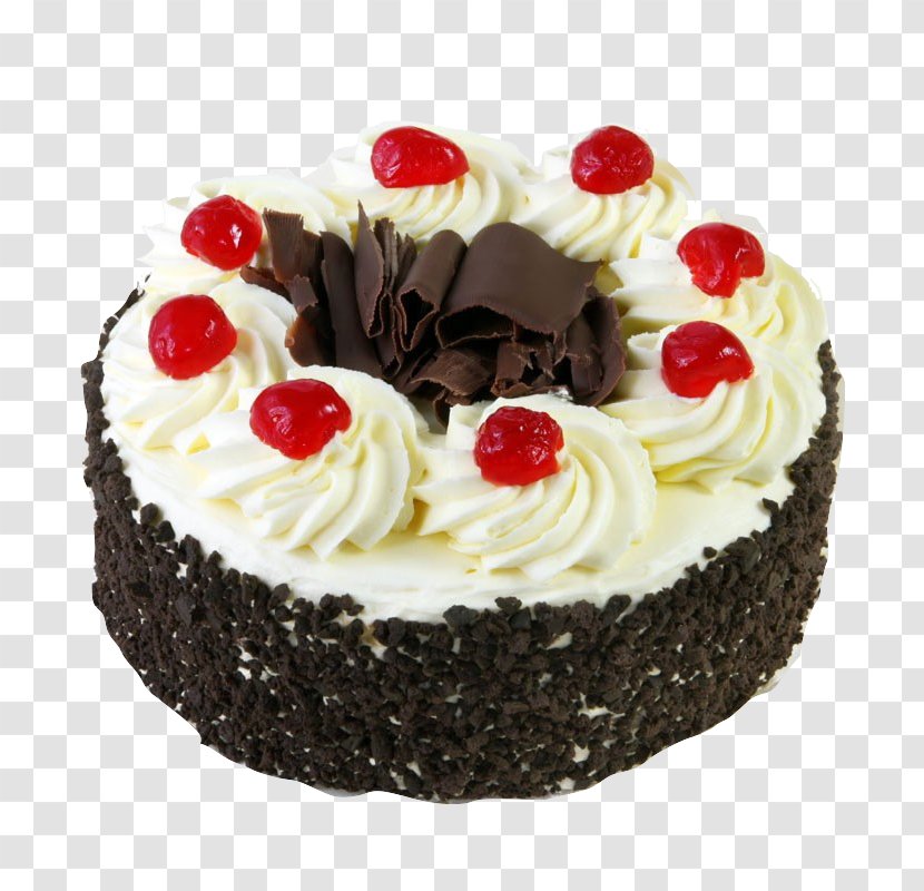 Black Forest Gateau Birthday Cake Bakery Chocolate Cream - Icing Transparent PNG