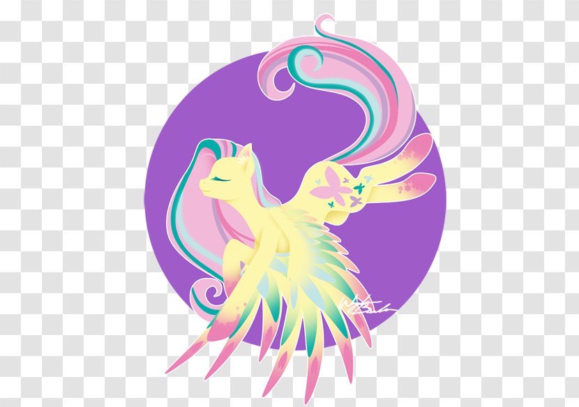 My Little Pony Fluttershy Fan Art - Alphonse Mucha Transparent PNG