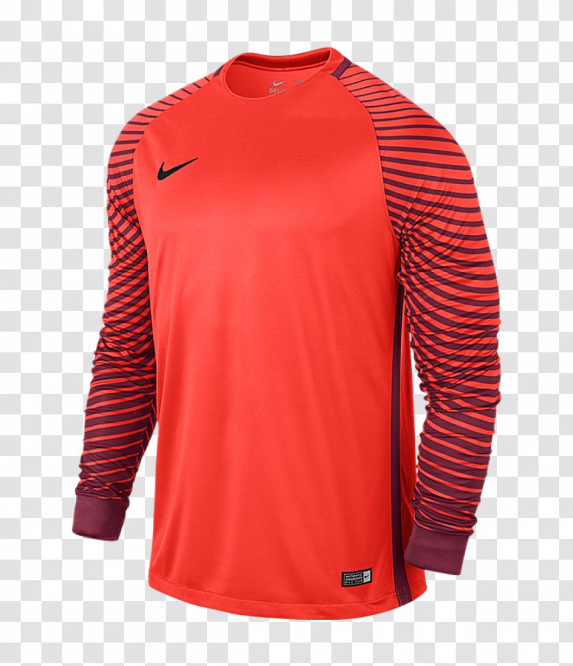 Jersey Sleeve Nike Goalkeeper Clothing - Long Transparent PNG