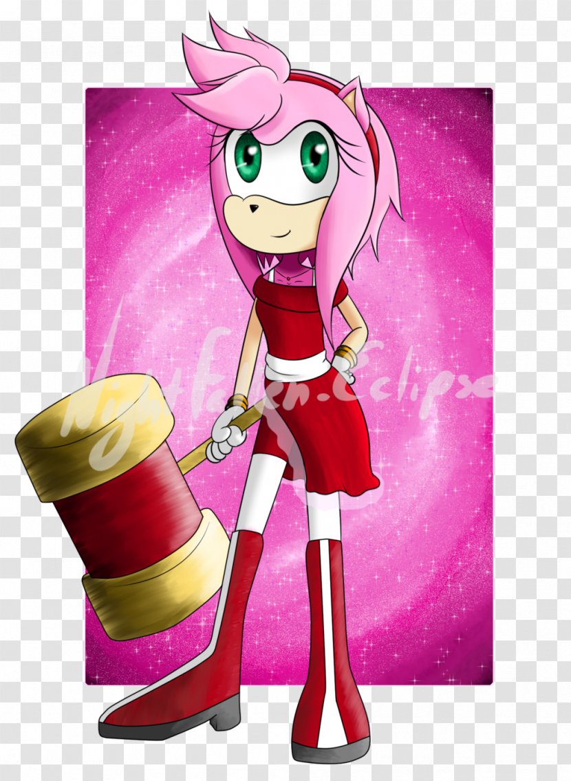 Amy Rose Rouge The Bat Princess Sally Acorn Character Sonic Hedgehog - My Little Pony Friendship Is Magic - Eclipse Art Transparent PNG