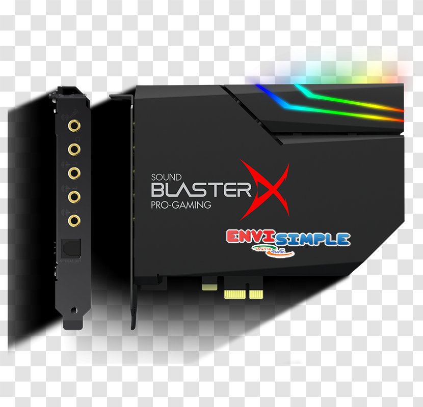 Sound Blaster X-Fi Cards & Audio Adapters Creative Technology BlasterX AE-5 Labs - Multimedia - Computer Hardware Transparent PNG