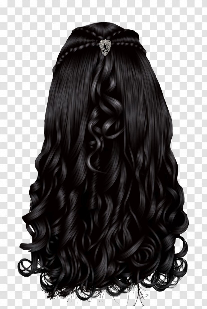 Artificial Hair Integrations Hairstyle Black Wig - Hairdressing Transparent PNG