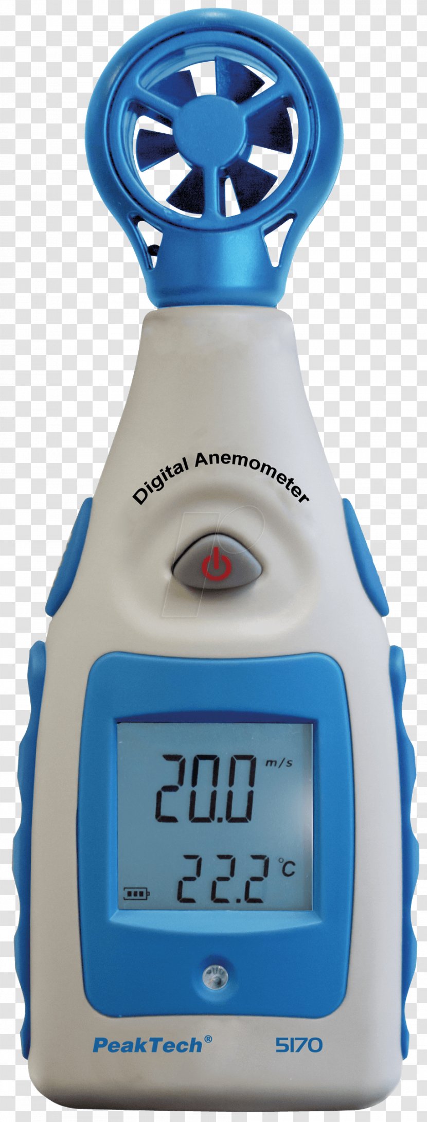 Vane Anemometer PEAKTECH 5170 Thermometer Measurement Gauge Transparent PNG