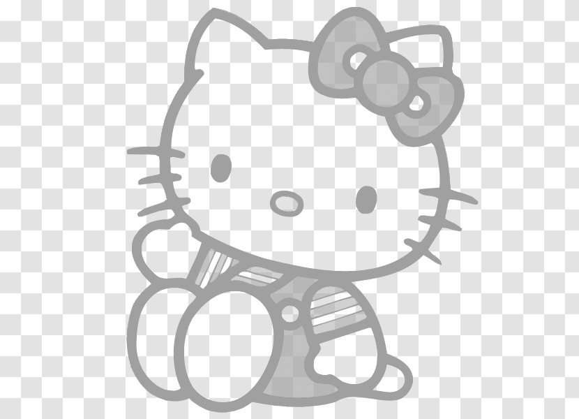 Hello Kitty Desktop Wallpaper Image Sanrio Character - Line Art - Bunny Coloring Pages Transparent PNG