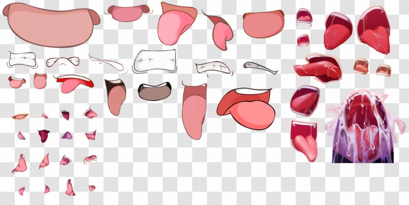 Drawing Art Tooth - Flower - Mouths Transparent PNG
