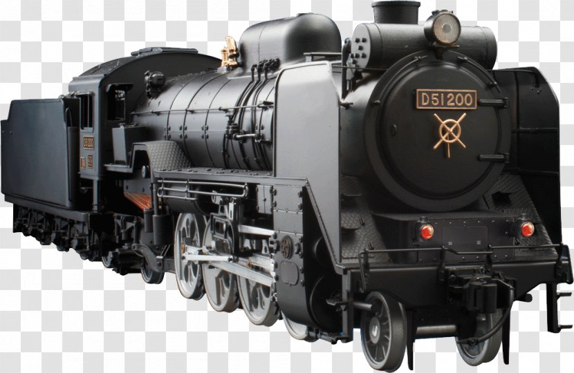 Train Rail Transport Modelling Steam Locomotive Jnr Class D51 Transparent Png