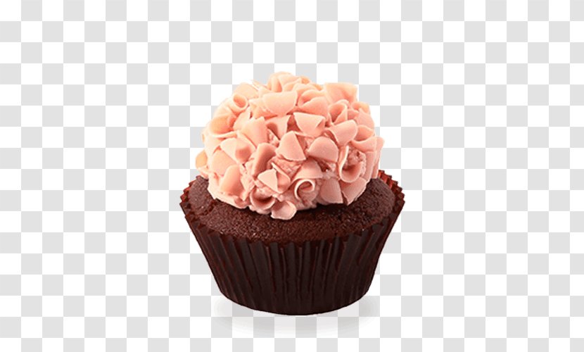 Cupcake Frosting & Icing Fudge Chocolate Cake Muffin - Cup Transparent PNG