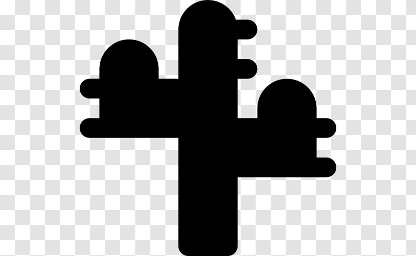 Black And White Hand Cross - Building - Drink Transparent PNG