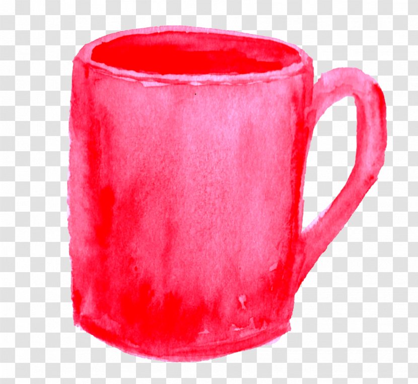 Red Coffee Cup - Tableware - Cups Transparent PNG