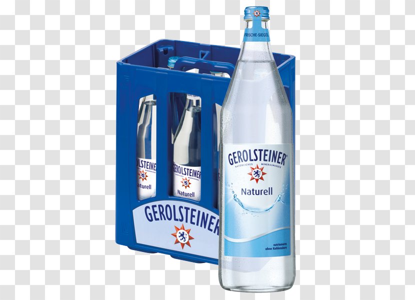 Gerolsteiner Brunnen Mineral Water Bottle Glashäger GmbH Glass - Heilwasser Transparent PNG