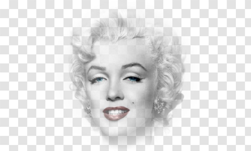 Marilyn Monroe Photography Portrait Film - Monochrome - Marlin Transparent PNG