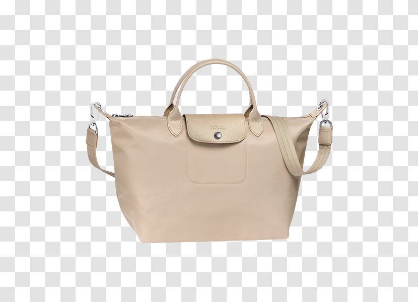Longchamp Handbag Tote Bag Pliage - White - Women Transparent PNG