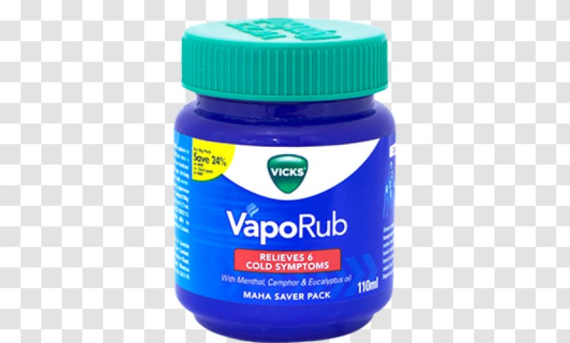 Vicks VapoRub Pharmaceutical Drug Common Cold Inhaler - Liniment - Liquid Transparent PNG