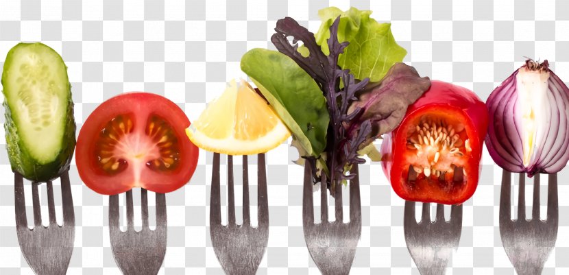 Food Vegetable Garnish Vegan Nutrition Fork - Cutlery - Cuisine Transparent PNG