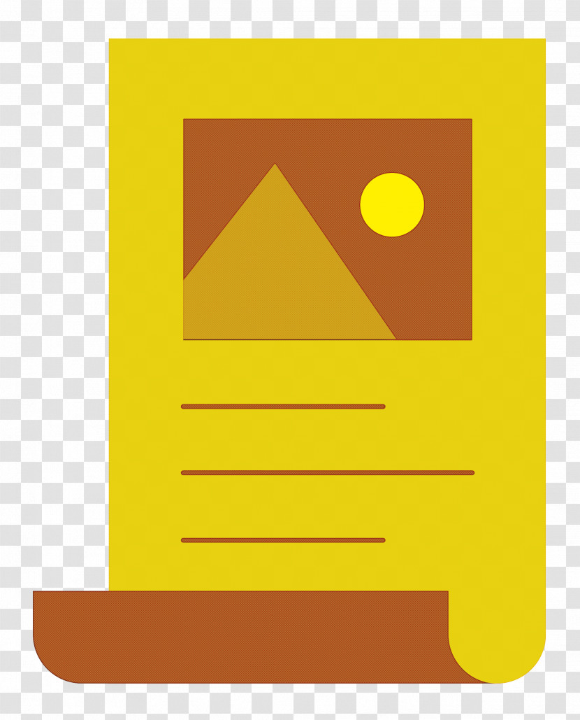Symbol Yellow Font Line Icon Transparent PNG