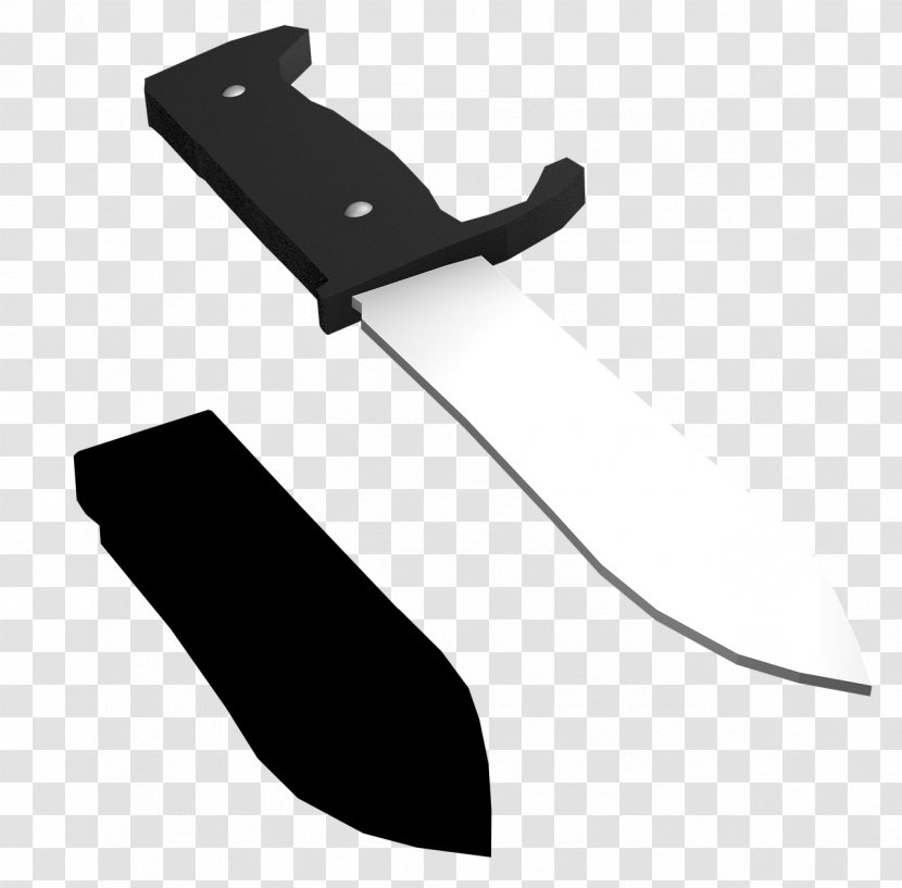Machete Knife Blade Line - Black Transparent PNG