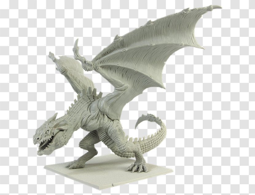 Dragon Legendary Creature Miniature Figure Wyvern Figurine - Fiery Transparent PNG