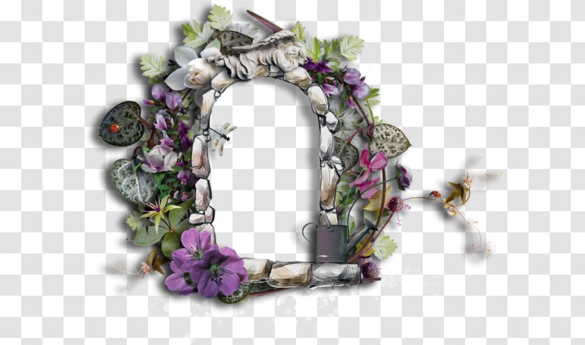 Floral Design Wreath Picture Frames - Frame Transparent PNG