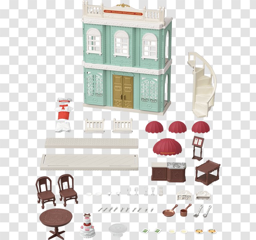 Sylvanian Families Restaurant Chef Doll Toy Transparent PNG