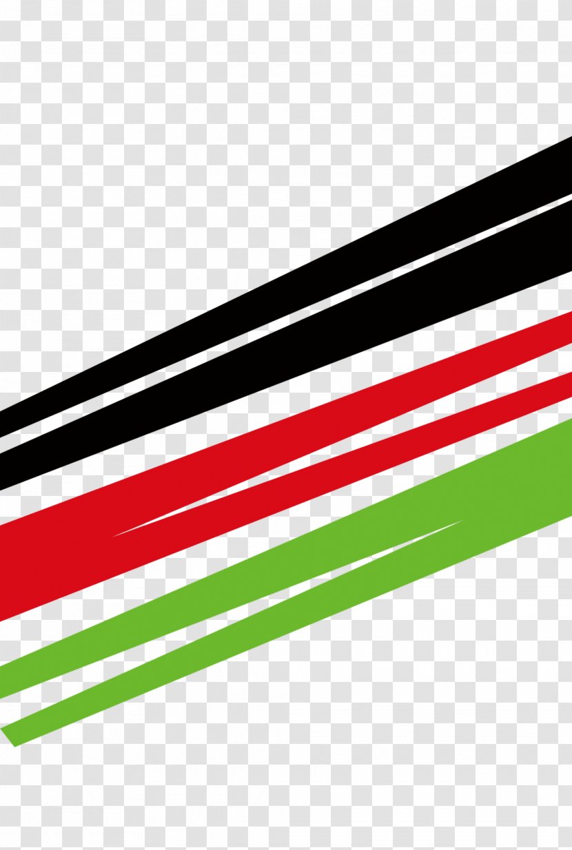 Line - Green - Colored Lines Transparent PNG