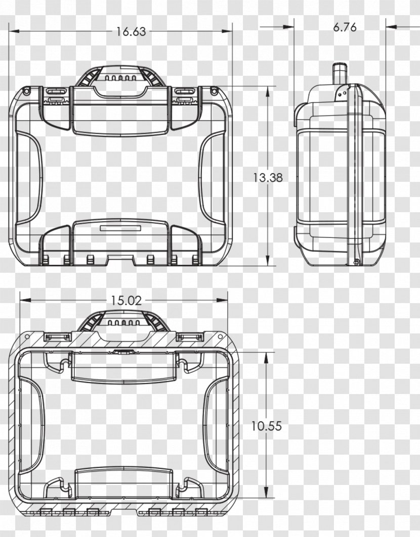 Mavic Pro Technical Drawing HardCases.ca Graphite - Furniture - Air Transparent PNG