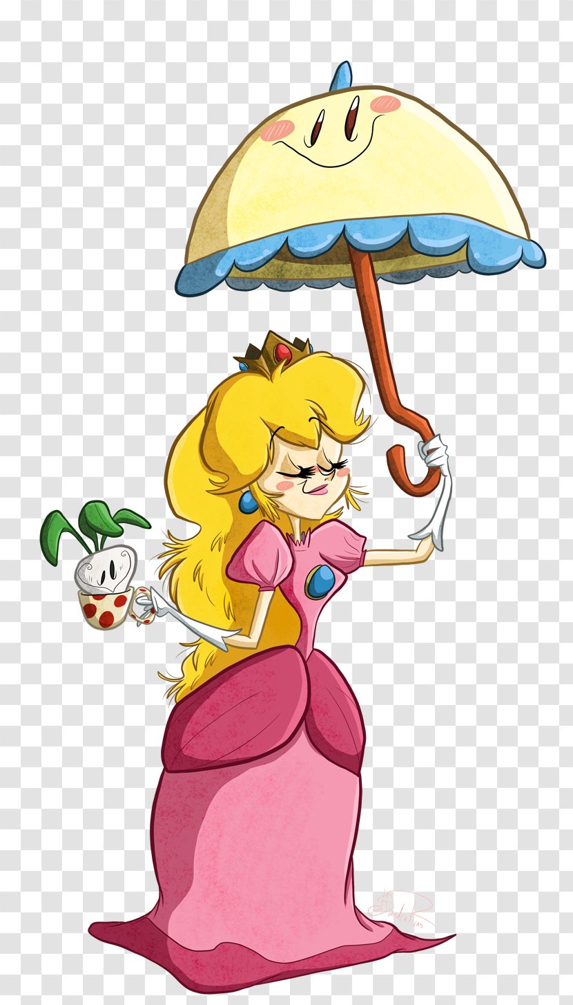 Princess Peach Mario Paint Series Art - Frame - Cartoon Transparent PNG