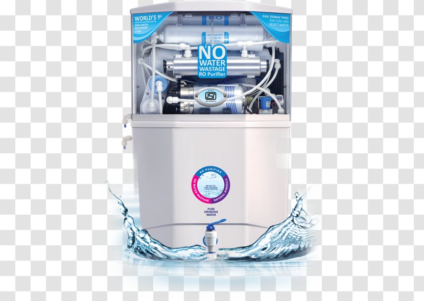 Water Filter Purification Reverse Osmosis Kent RO Systems - Cooler Transparent PNG