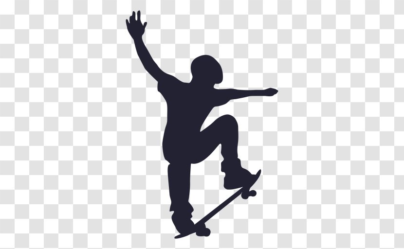Silhouette Skateboarding - Joint - Skateboard Transparent PNG