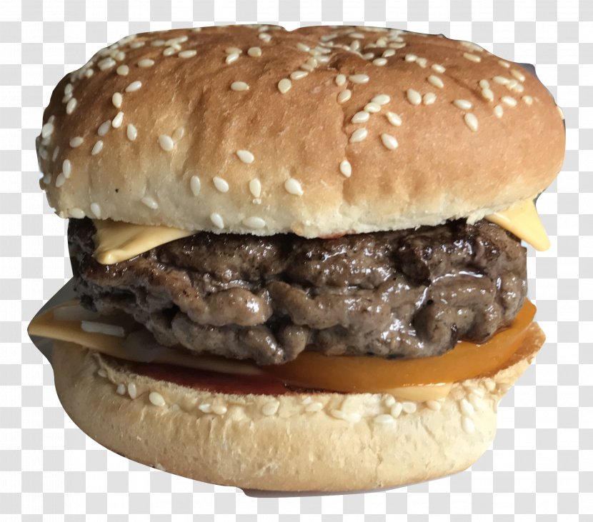 Cheeseburger Patty Melt Breakfast Sandwich Jucy Lucy Whopper - Big Mac - Junk Food Transparent PNG